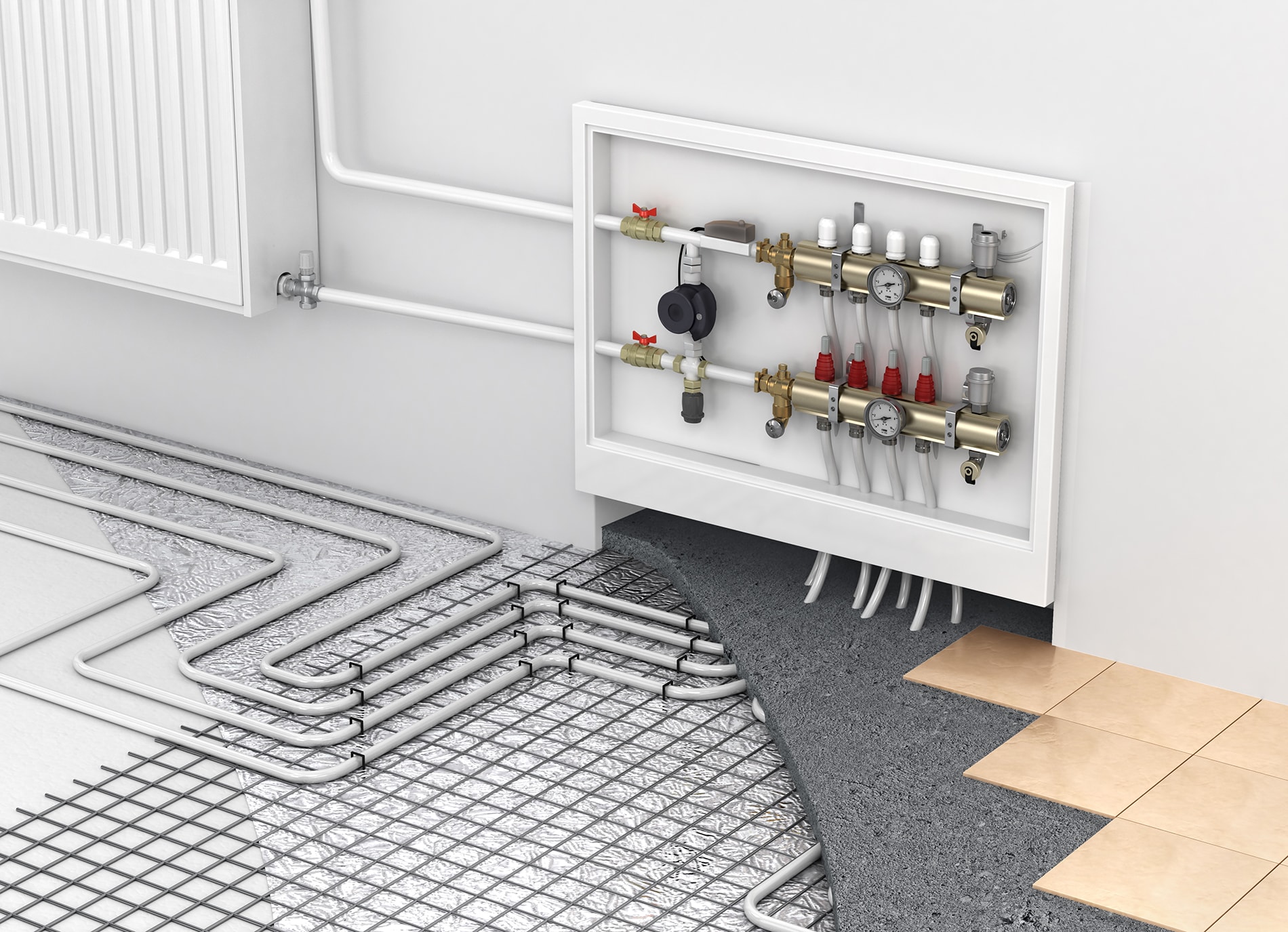 Radiant Heating Installed by Madsen Inc.